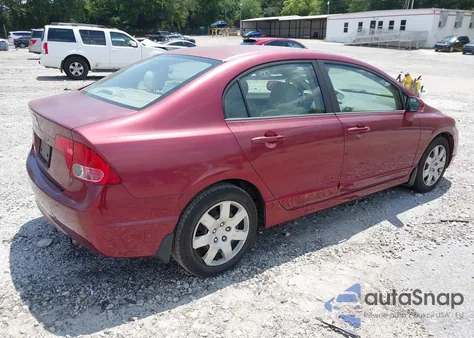 2008 Honda Civic Lx из США, поврежденный, VIN 1HGFA16518L108705